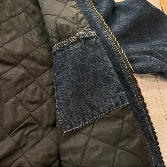 Vintage Carhartt Quilt-Lined Denim Jacket Sz 2XL